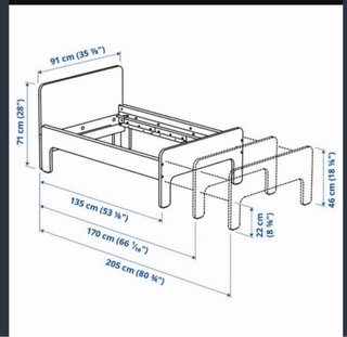 Cama extensible SLÄKT