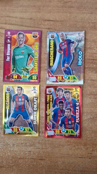 FC Barcelona Adrenalyn Cartas Especiales