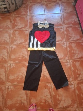 Disfraz Alicia País Maravillas Corazón Rojo
