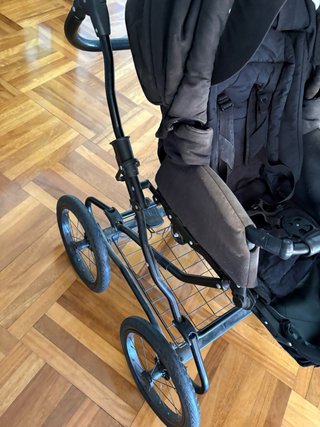 Carrito bebé capazo mimbre ANGEL CAB