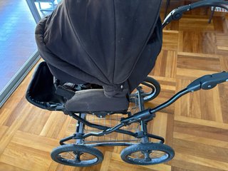 Carrito bebé capazo mimbre ANGEL CAB