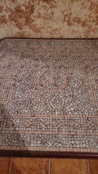 Mesa plegable mosaico