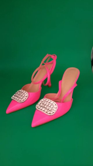 Scarpe décolleté rosa tacco 37