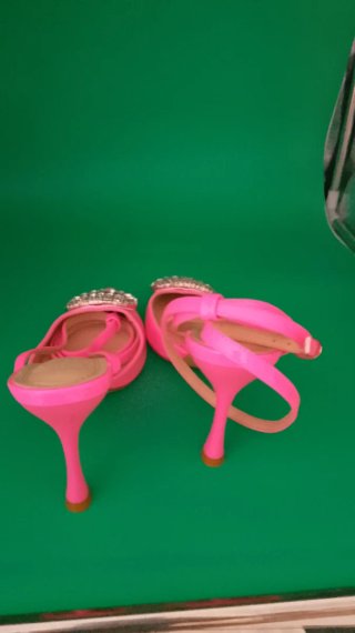 Scarpe décolleté rosa tacco 37