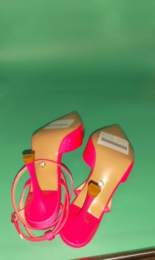 Scarpe décolleté rosa tacco 37
