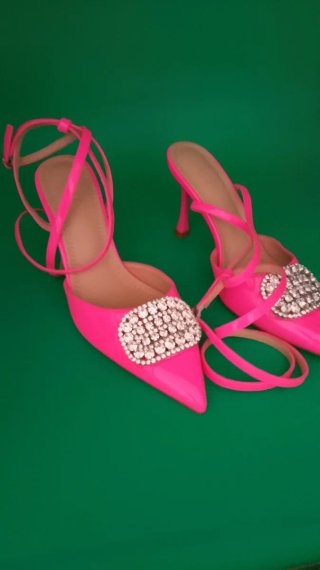 Scarpe décolleté rosa tacco 37
