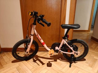 Bicicleta infantil Btwin 14 2 en 1 Discover 500