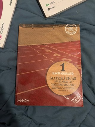 Libro de texto matemáticas primero de bachillerato