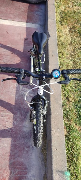 Bicicleta infantil negra