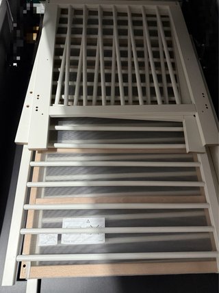 Cuna bebé IKEA GULLIVER blanca 60x120cm +Colchón