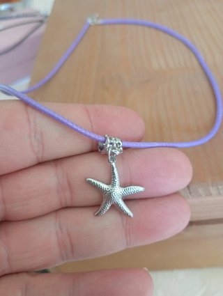 Collana con ciondolo lupo