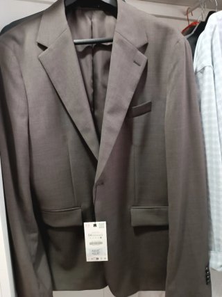 Blazer Zara Marrón Talla XL.54