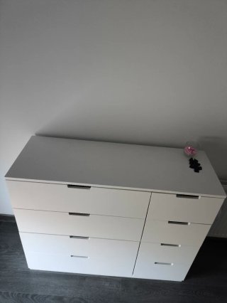 Cómoda NORDLI IKEA Blanca