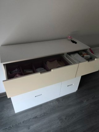 Cómoda NORDLI IKEA Blanca