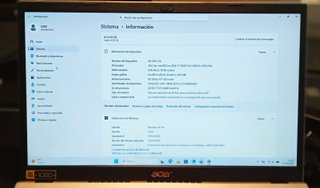 Portátil Acer Aspire AS-A315-58 i7-1165G7 8 Gb RAM