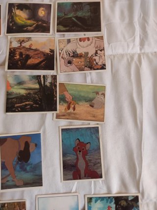 Pack cromos Tod y Toby años 80