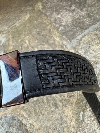 Cintura pelle reversibile Made in Italy
