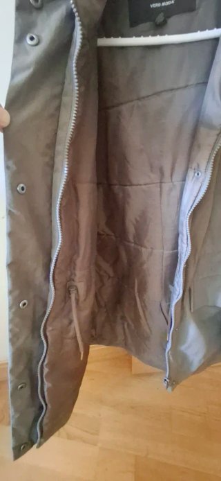 Chaqueta verde militar mujer