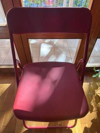 2 Sillas Plegables IKEA Vihals Rojas