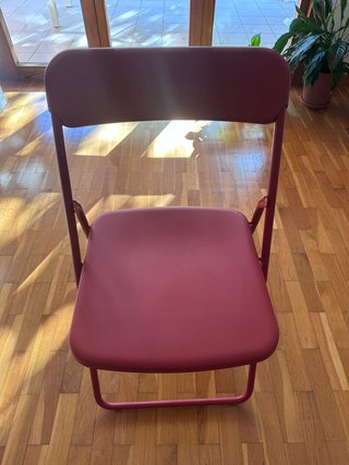2 Sillas Plegables IKEA Vihals Rojas