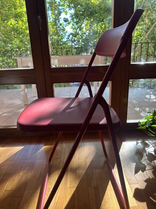 2 Sillas Plegables IKEA Vihals Rojas