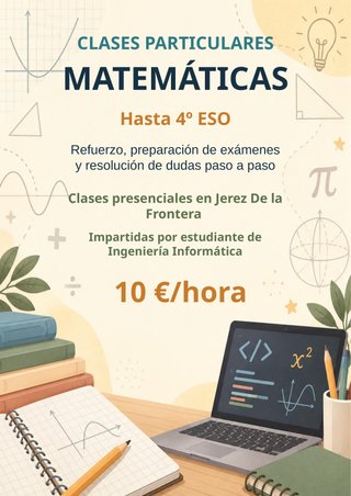 Clases particulares de matemáticas