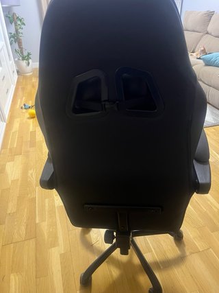 Silla Gamer Azul con Reposapiés