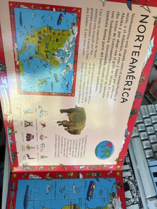 ATLAS DEL MUNDO PARA NI�OS.(LIBRO-PUZLE)