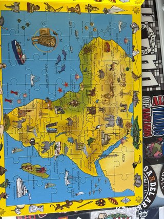 ATLAS DEL MUNDO PARA NI�OS.(LIBRO-PUZLE)