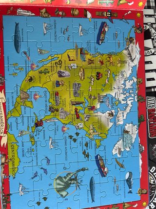 ATLAS DEL MUNDO PARA NI�OS.(LIBRO-PUZLE)