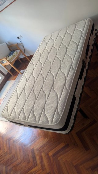 Somier 105x190 cm + Colchón