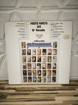 Vinilo Fausto Papetti 10ª Raccolta Sax