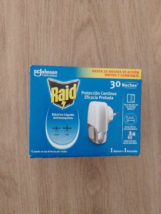 Raid Eléctrico Líquido Antimosquitos 30 Noches