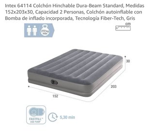 Colchón Hinchable Intex Polyester