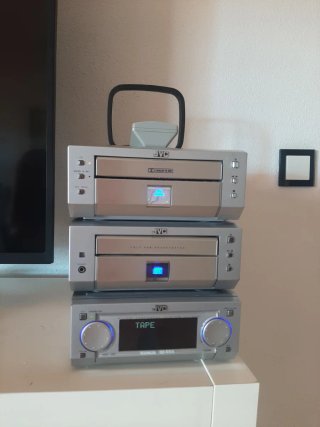 Equipo de música vintage JVC UX-G6R.FUNCIONA.
