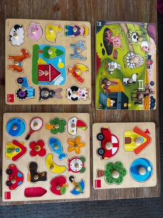 Puzzles de madera para bebés