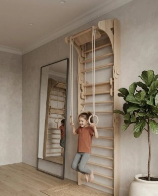 Espaldera gimnasio niños Montessori Madera nuevo