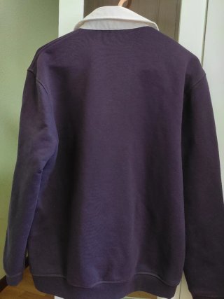 Jersey Polo Zara Talla L Berenjena