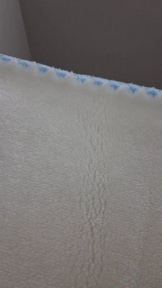 Manta de bebé suave con osito durmiendo