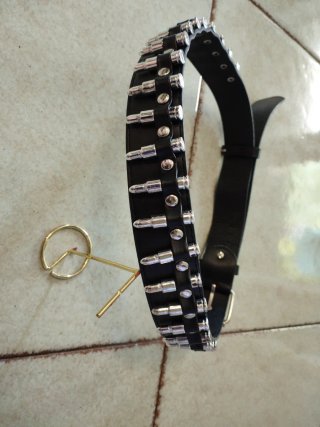 Cintura Punk Rock Gotica Unisex Con proettili