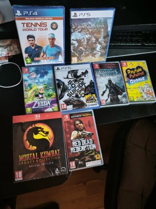 Lote Videojuegos PS4/PS5/Switch Precintados