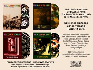 Pack 14 CDs Malcolm Scarpa Edición Limitada