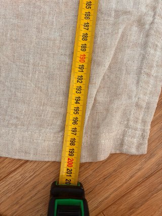Cortina Lino Beige Doble Ancho Zara Home