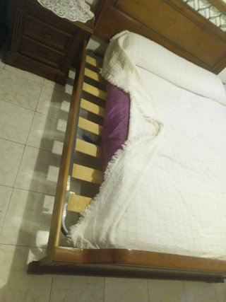Cama Matrimonio Castellano Madera
