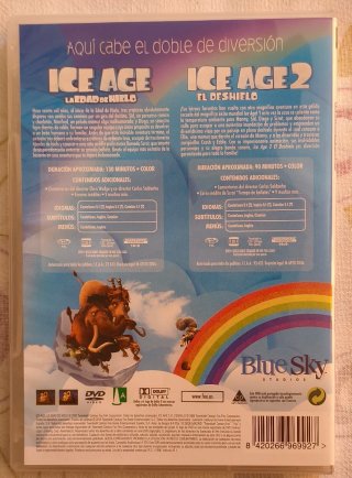Ice Age 1 y 2 DVD