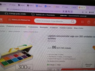 Ceras sin estrenar, JOVICOLOR 300 Colores Vivos