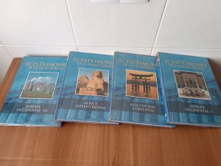 12 Libros y 7 DVDs Patrimonio de la Humanidad