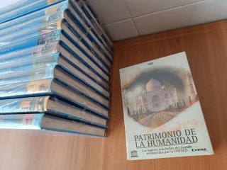 12 Libros y 7 DVDs Patrimonio de la Humanidad