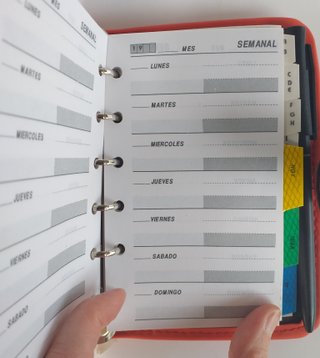 Agenda Vintage 1999 Sin uso