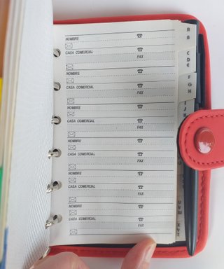 Agenda Vintage 1999 Sin uso
